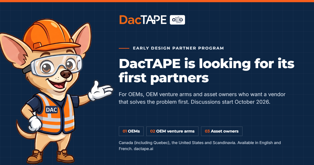 DacTAPE is looking for its first partners